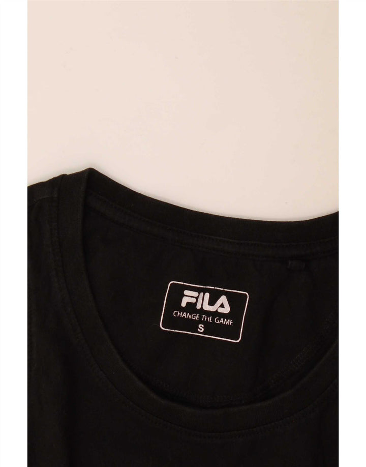 Женский жилет с рисунком Fila Top UK 10, маленький черный