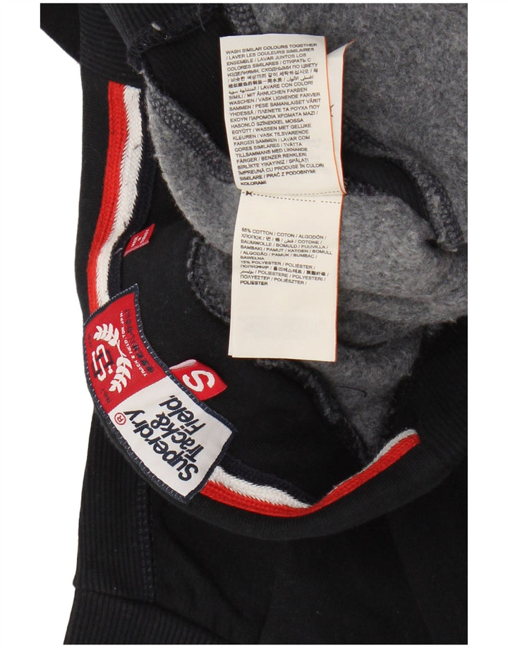 SUPERDRY Женские спортивные брюки с рисунком, джоггеры UK 10, маленькие, темно-синие