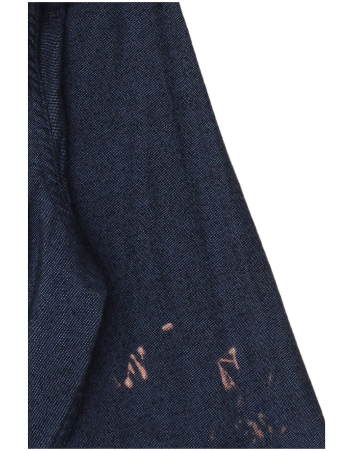 Мужская рубашка Hollister XL, синяя, хлопок