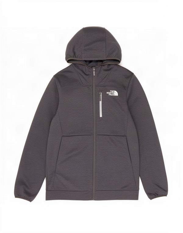 Свитер с капюшоном на молнии для мальчиков The North Face, 15–16 лет, размер 2XL, серый полиэстер