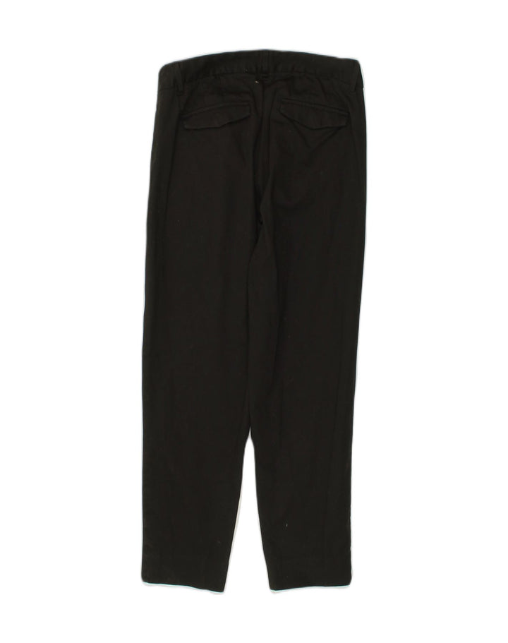 J. CREW Womens City Fit Slim Chino Trousers US 2 XS W30 L26 Black Cotton | Vintage J. Crew | Thrift | Second-Hand J. Crew | Used Clothing | Messina Hembry 