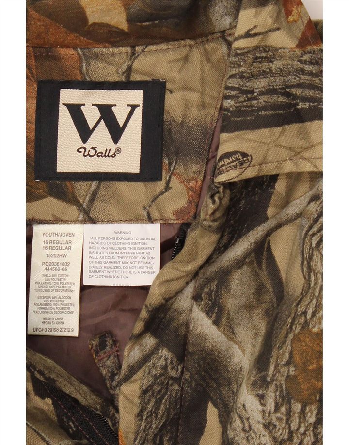 ВИНТАЖНЫЙ комбинезон с длинными рукавами для мальчиков 15–16 лет, хлопок цвета хаки с цветочным принтом