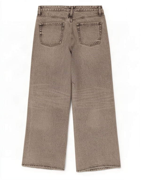 Женские широкие джинсы Zara EU 32 2XS W22 L31 Серые