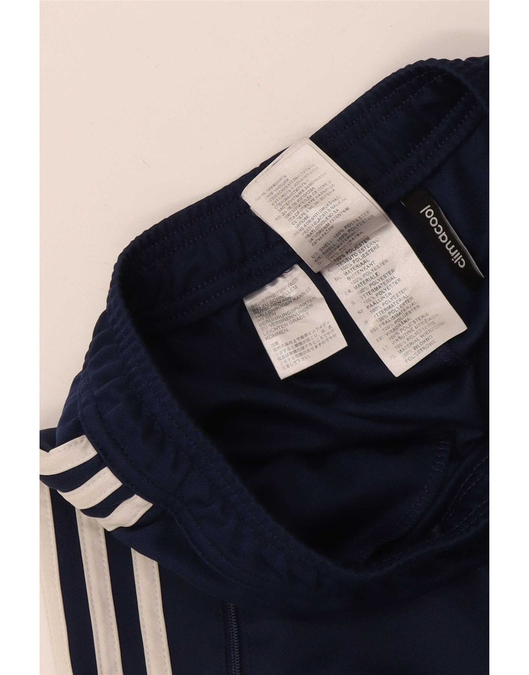 Мужские спортивные брюки Adidas Climacool XS, темно-синие, полиэстер с цветными блоками