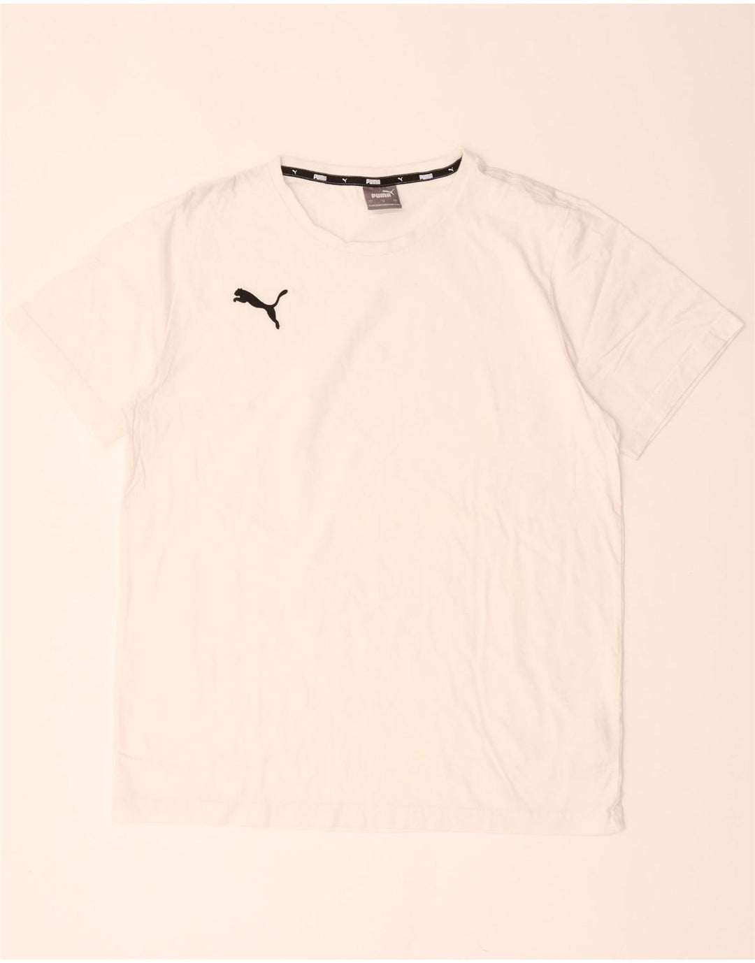 Мужская футболка Puma, большой белый хлопок