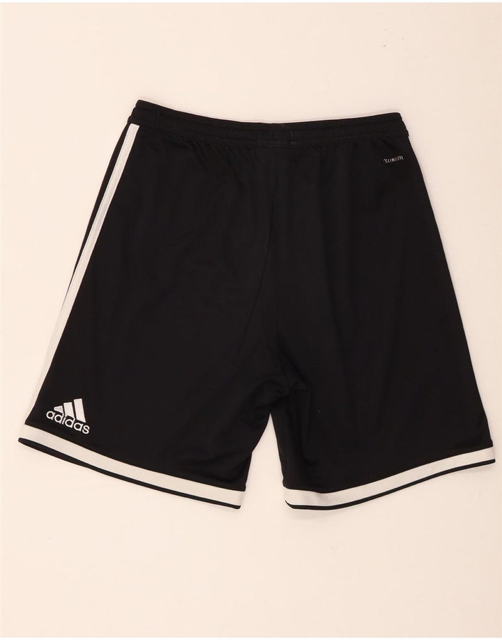 Спортивные шорты Adidas Climalite для мальчиков 13-14 лет, черный полиэстер