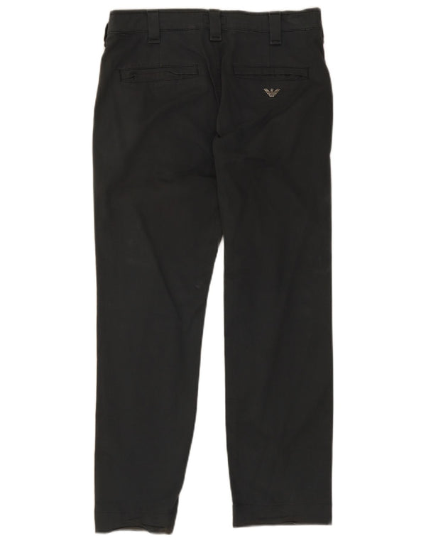 Мужские прямые брюки чинос Armani EU 46 Small W30 L28 Серый хлопок