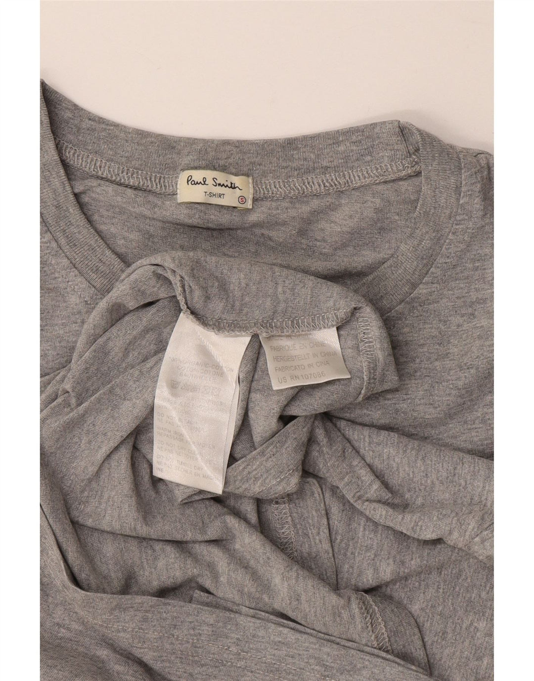 PAUL SMITH Мужская футболка с графическим рисунком, маленький серый хлопковый принт с животным принтом