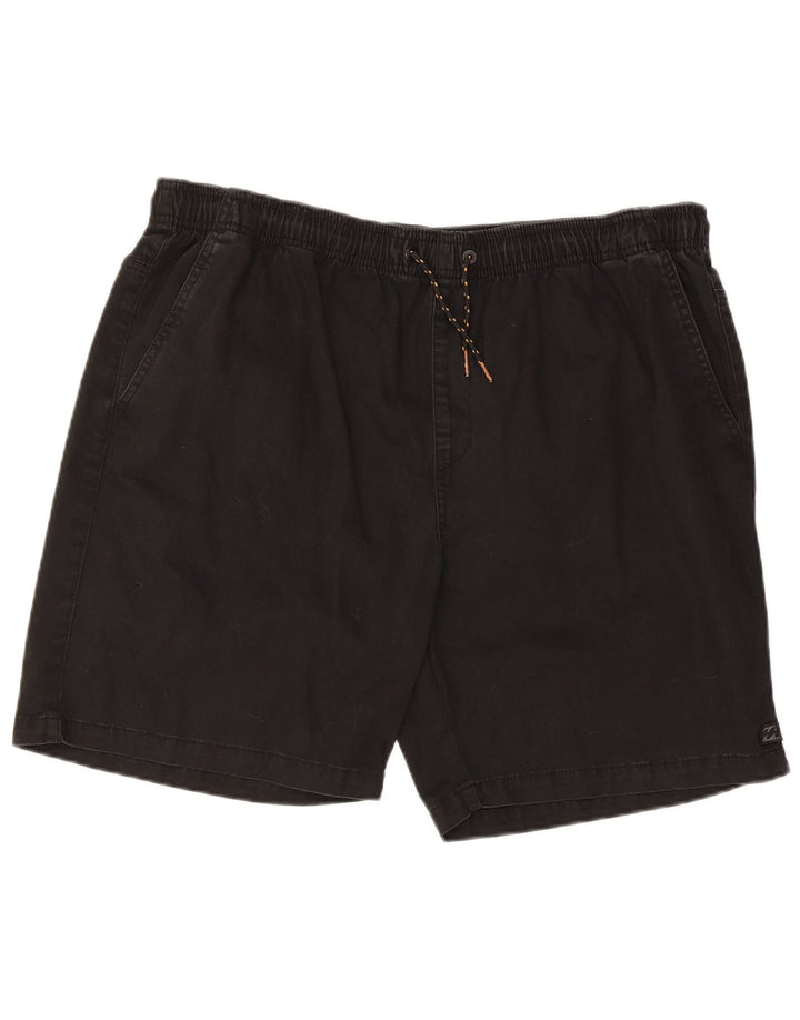 Мужские шорты чинос Billabong W36, большие черные, хлопковые