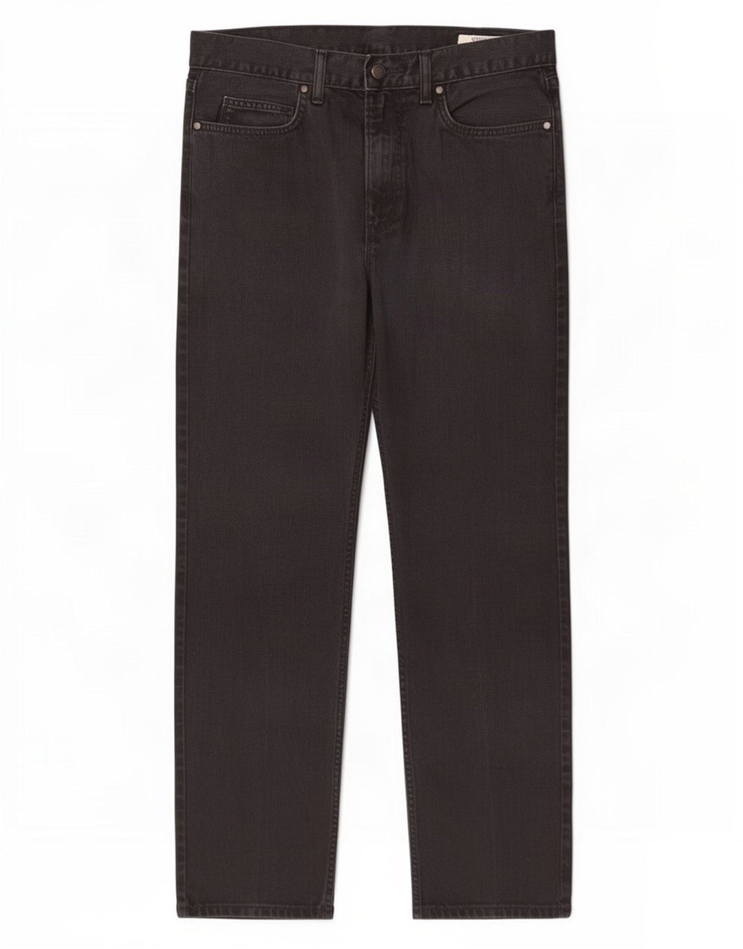 Мужские прямые джинсы Marks & Spencer W34 L29, черные, хлопковые