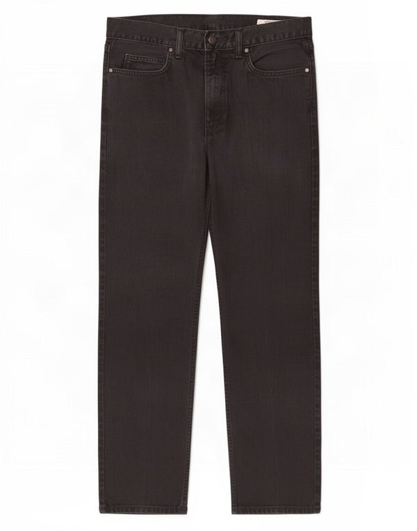 Мужские прямые джинсы Marks & Spencer W34 L29, черные, хлопковые