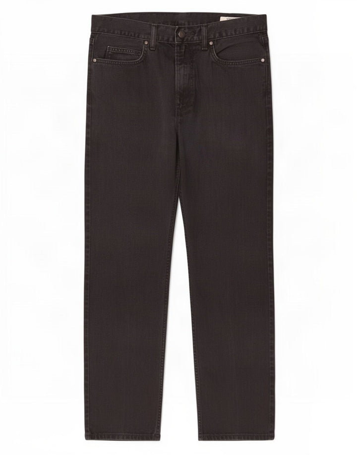 Мужские прямые джинсы Marks & Spencer W34 L29, черные, хлопковые