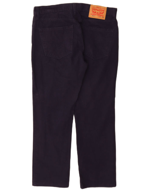 Мужские повседневные брюки Levi's 511 Slim W32 L27 Темно-синие, хлопок