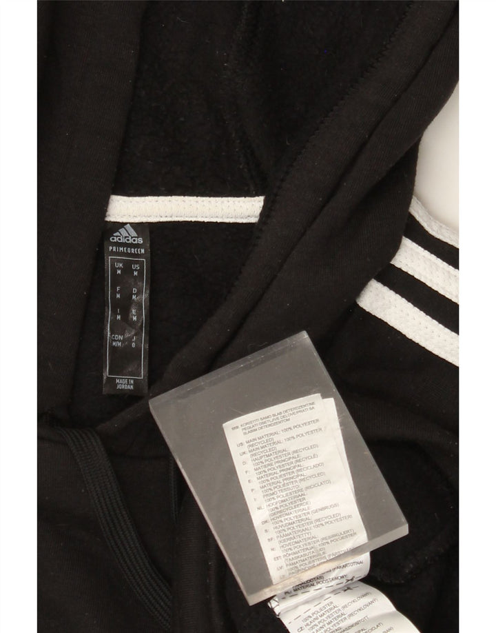 ADIDAS Mens Hoodie Jumper Medium Black Polyester