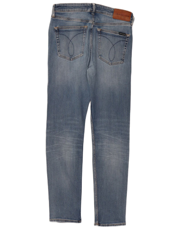 Мужские узкие джинсы Calvin Klein W32 L32 синие