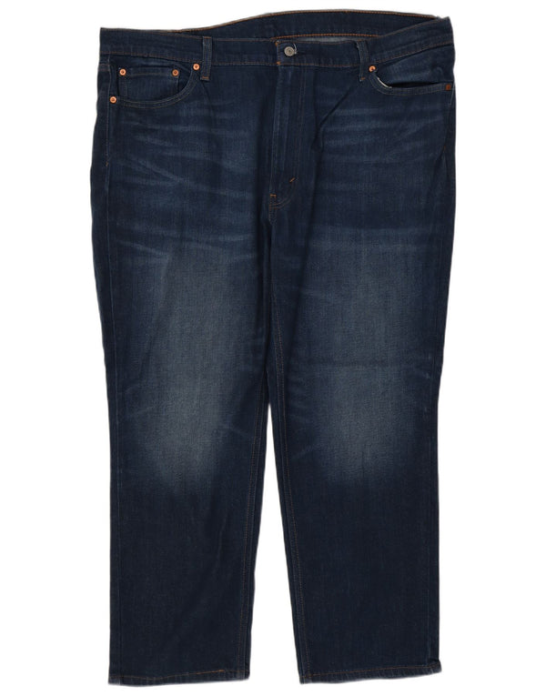 LEVI'S Mens 541 Athletic Tapered Jeans W42 L30 Navy Blue Cotton