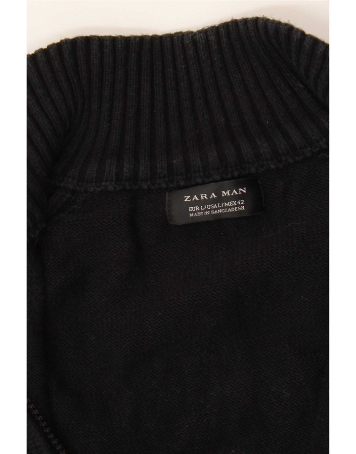 Мужской кардиган Zara, большой черный