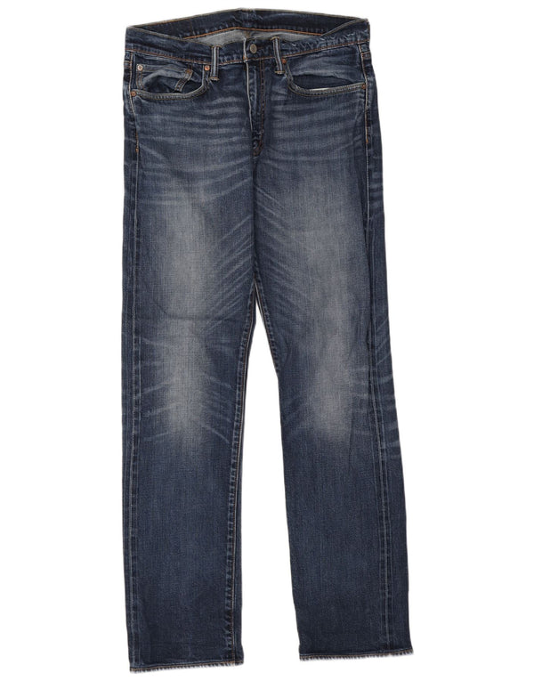 Мужские прямые джинсы Levi's 514 W34 L34 синие, хлопок