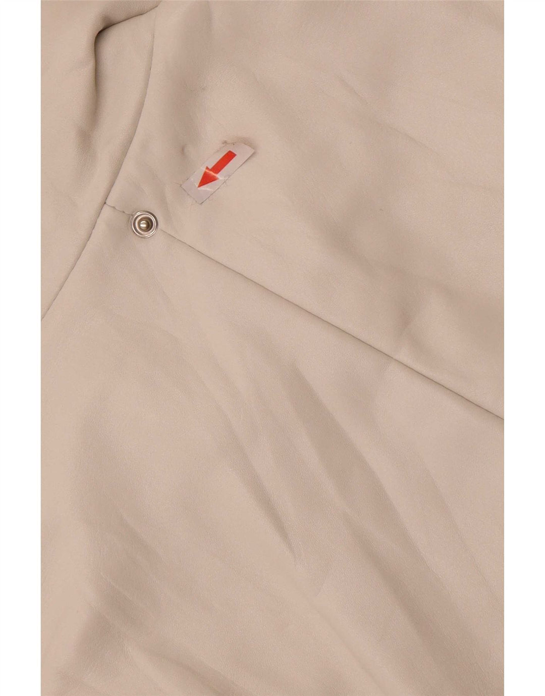 Винтажная женская кожаная куртка IT 44 Medium White