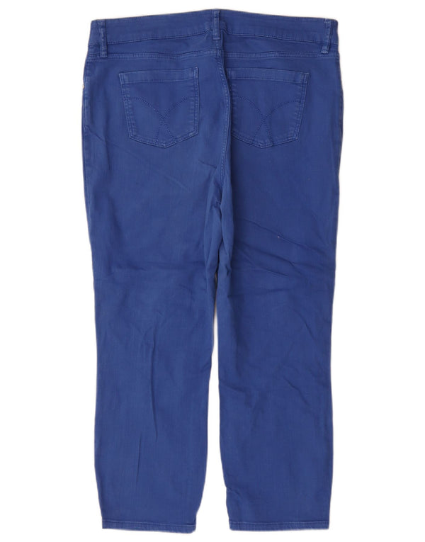 Женские укороченные джинсы Crew Clothing UK 16, большие W34 L23, синий хлопок