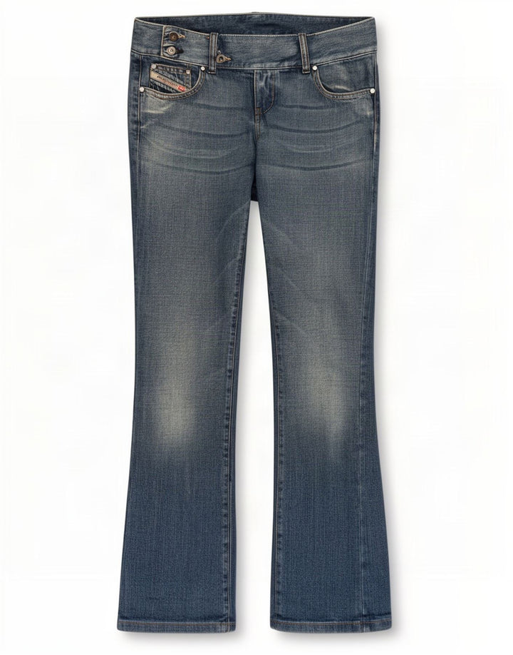 Женские джинсы Diesel Bootcut W29 L33, синие, хлопок