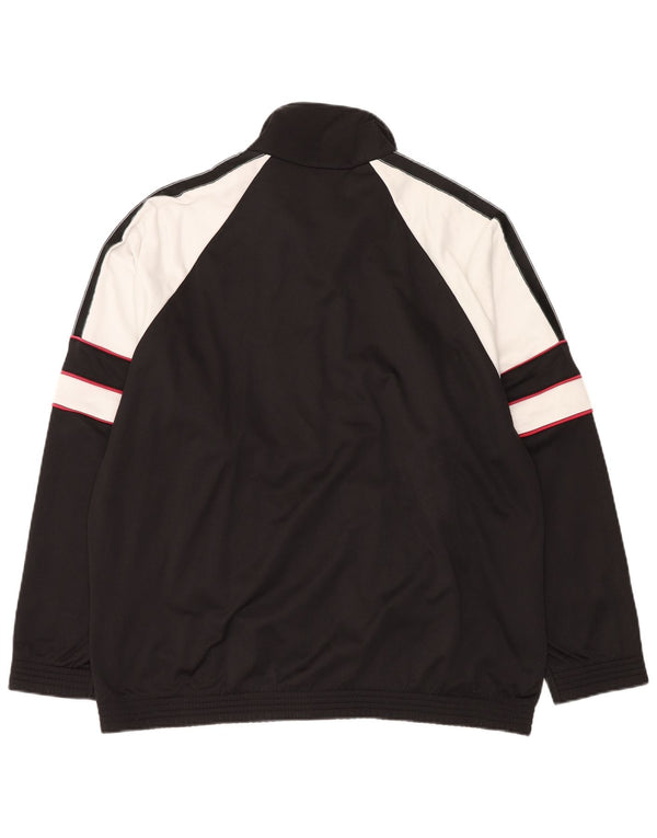 Мужской спортивный костюм ASICS с графическим рисунком IT 56 XL, черный с цветными блоками