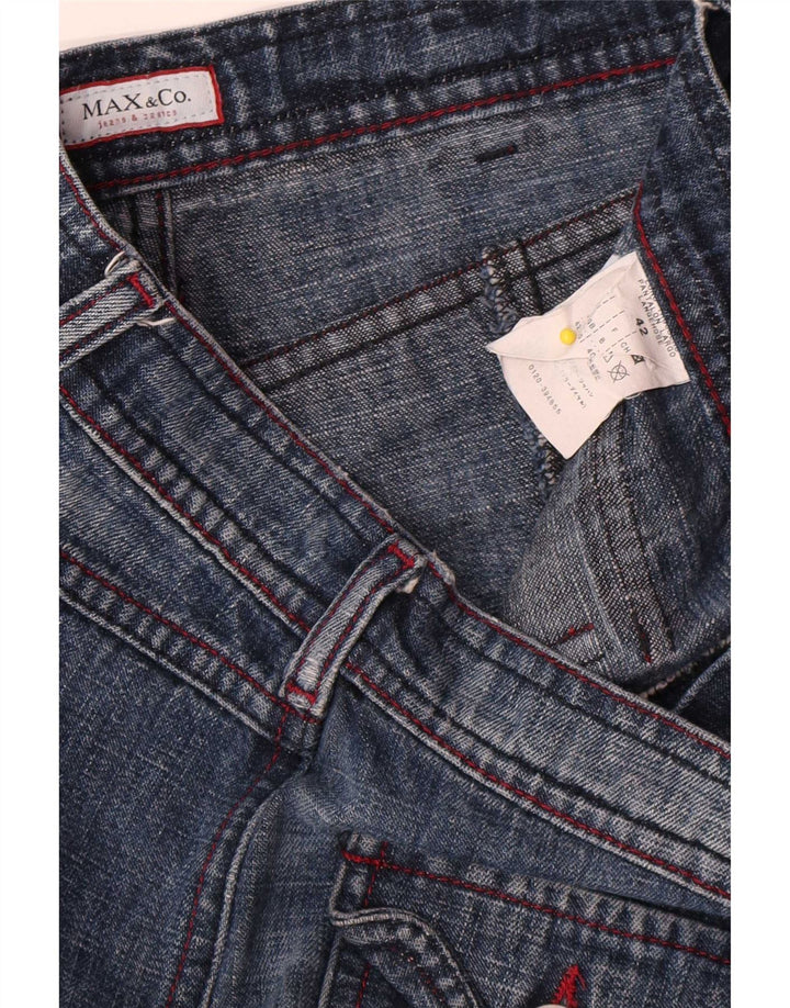 Женские расклешенные джинсы Max & Co. IT 42 Medium W30 L32 Синий хлопок