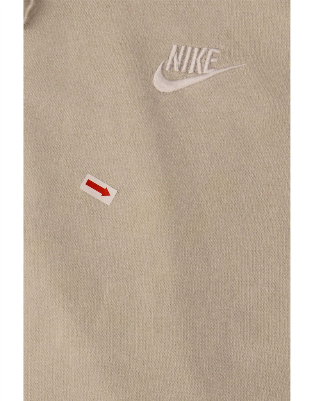 Мужской джемпер с капюшоном Nike, маленький бежевый, хлопок