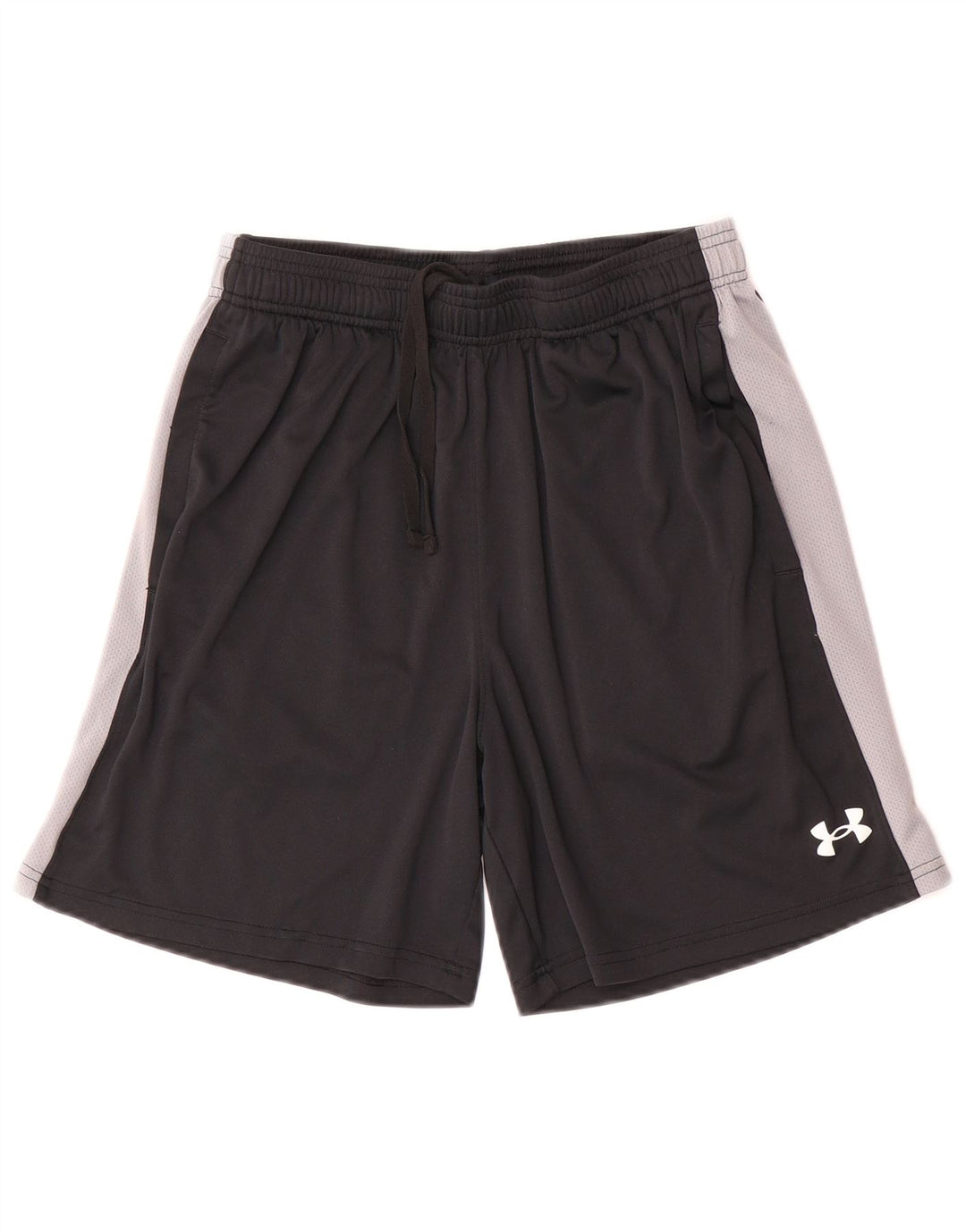 Мужские спортивные шорты Under Armour, средний черный, полиэстер с цветными блоками