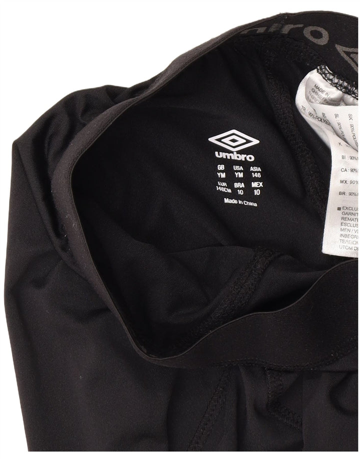 UMBRO Girls Leggings 10-11 Years Black