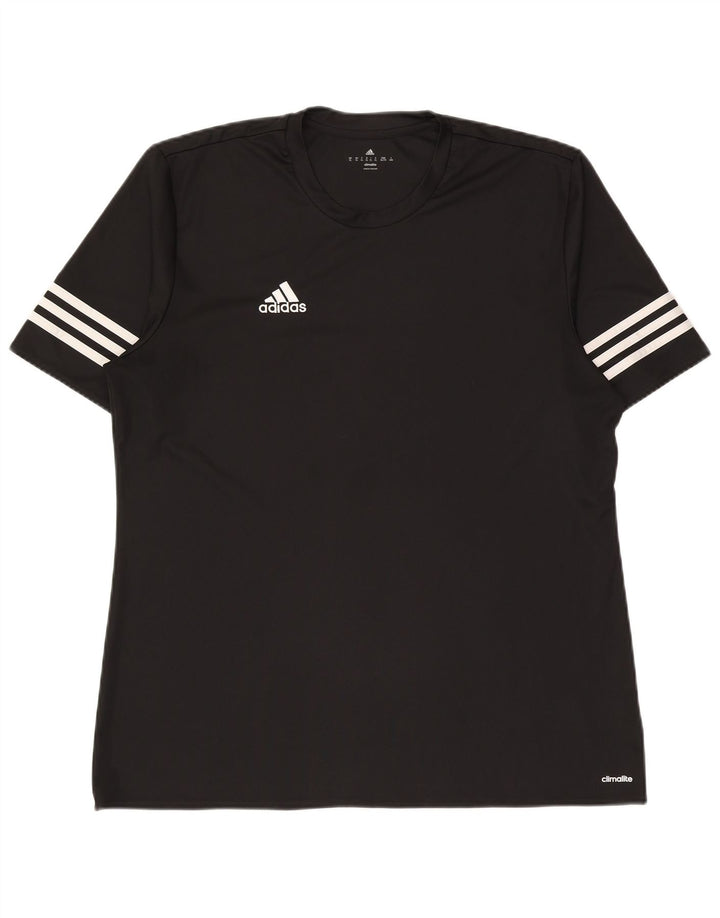 Мужская футболка Adidas Climalite Top XL, черный полиэстер