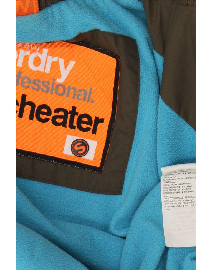 Женская ветровка с капюшоном Superdry The Windcheater UK 10, маленький цвет хаки