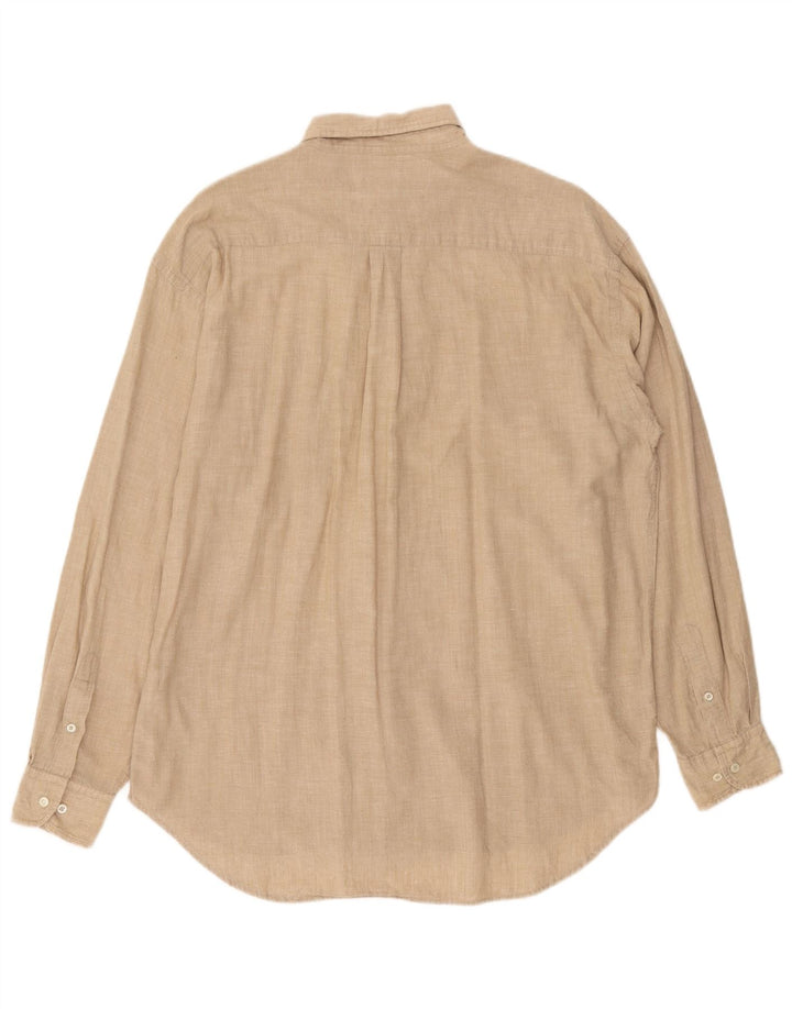 Мужская рубашка Kappa, большая бежевая, хлопок