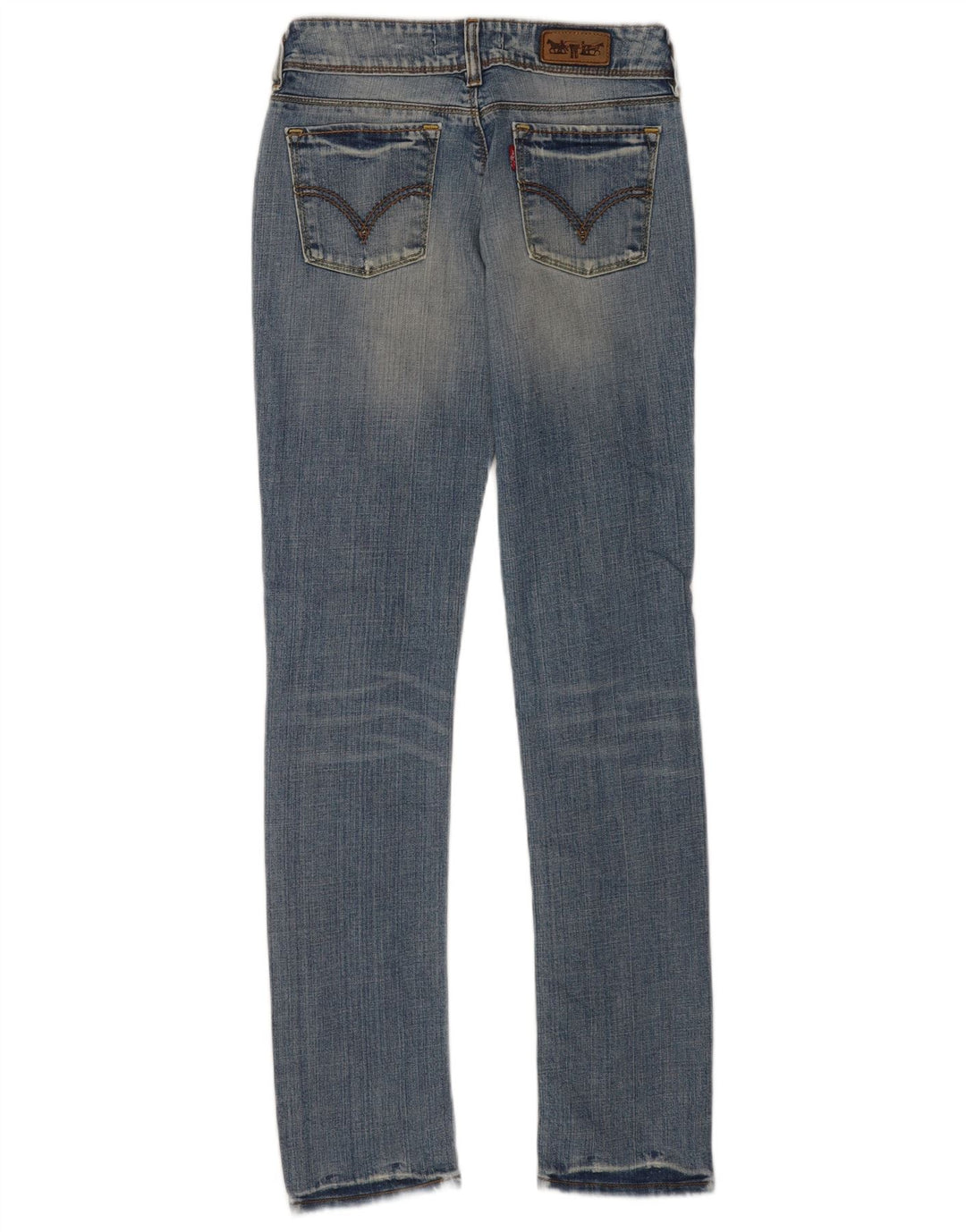 Женские узкие джинсы Levi's 571 W28 L34 синие, хлопок