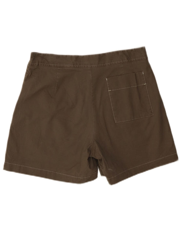 Женские шорты чинос Lee цвета хаки с высокой талией, размер США 12, большой размер W30, хлопок цвета хаки