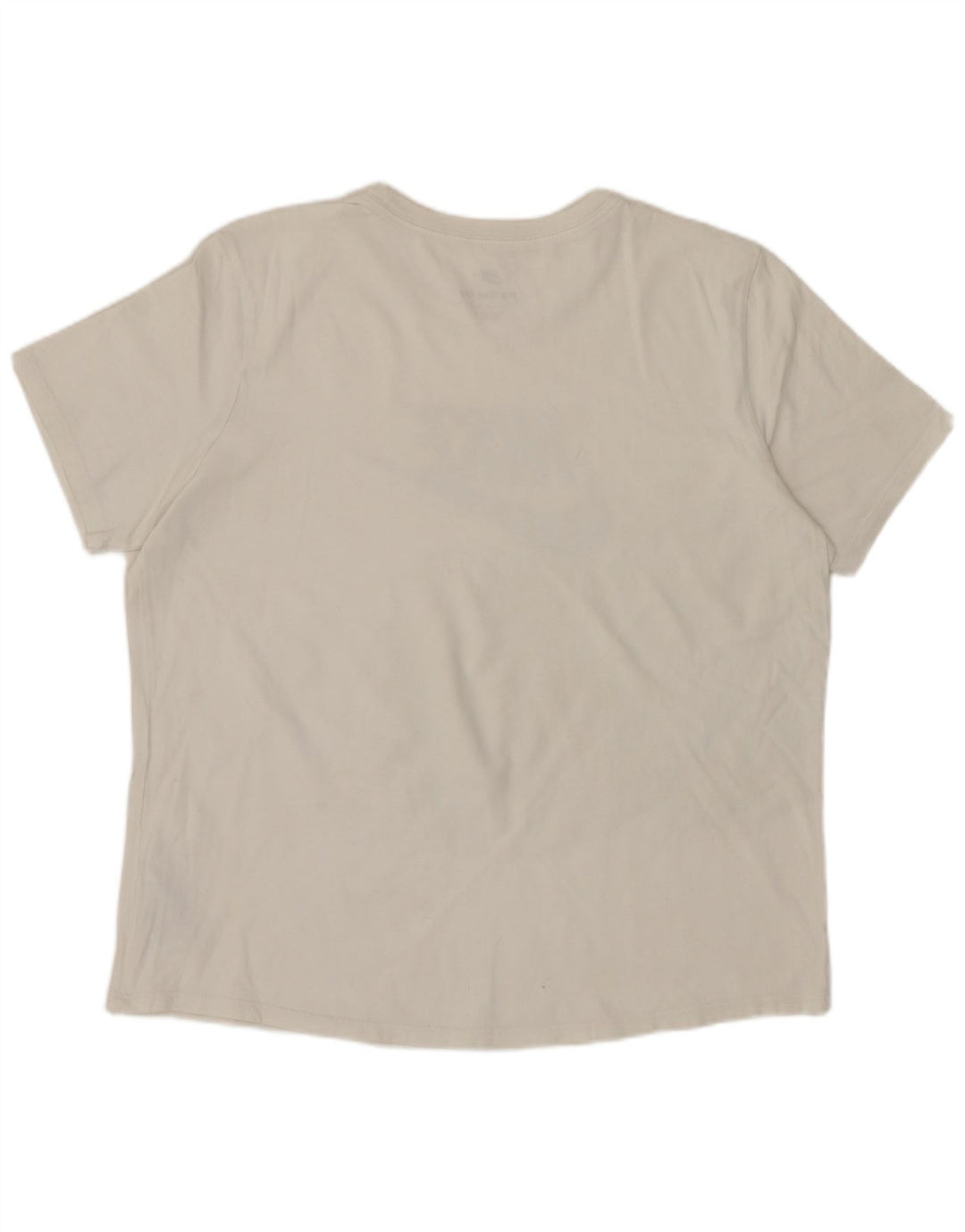 Женская футболка с рисунком NIKE UK 16, большой размер, белый хлопок