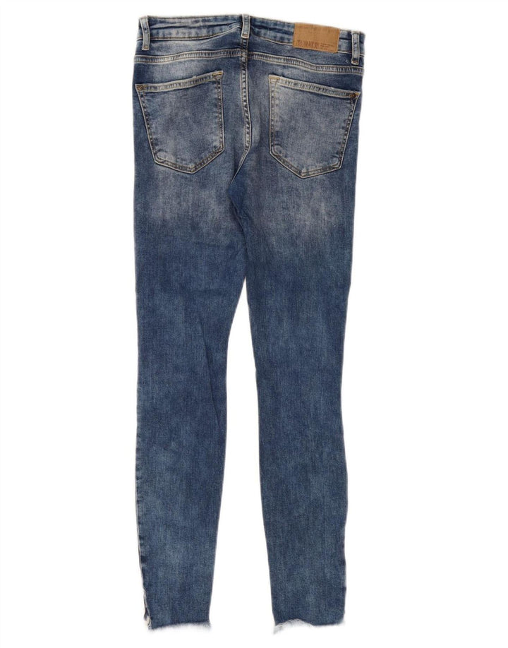 Женские потертые джинсы скинни ZARA EU 36 XS W26 L27, синий хлопок