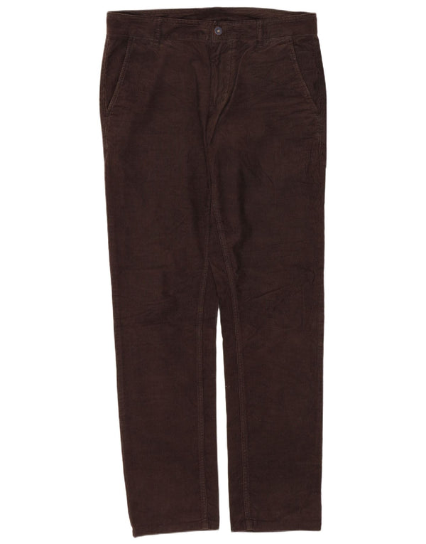 Napapijri Женские прямые вельветовые брюки W30 L30 Коричневые