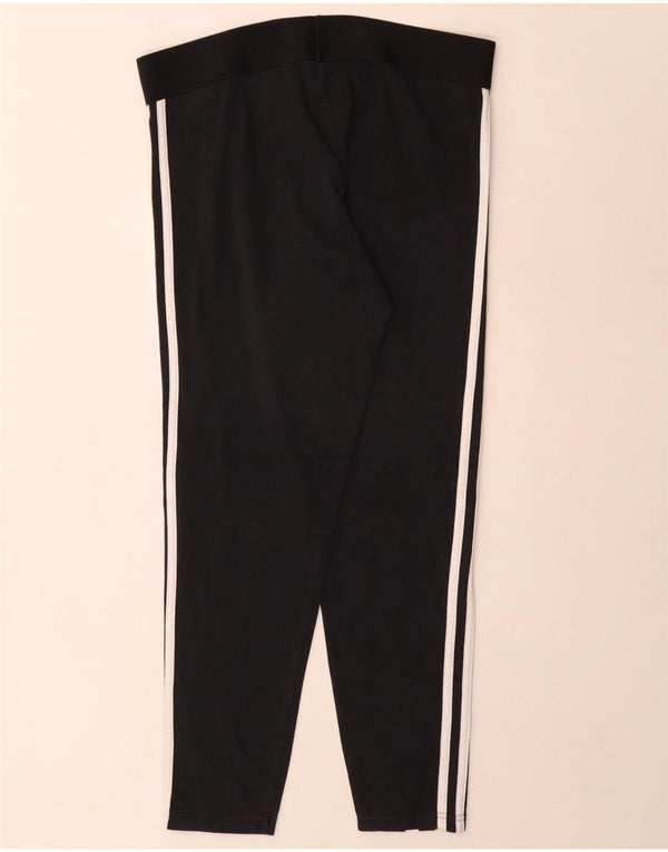 Женские леггинсы Adidas UK 16/18, большие черные хлопковые