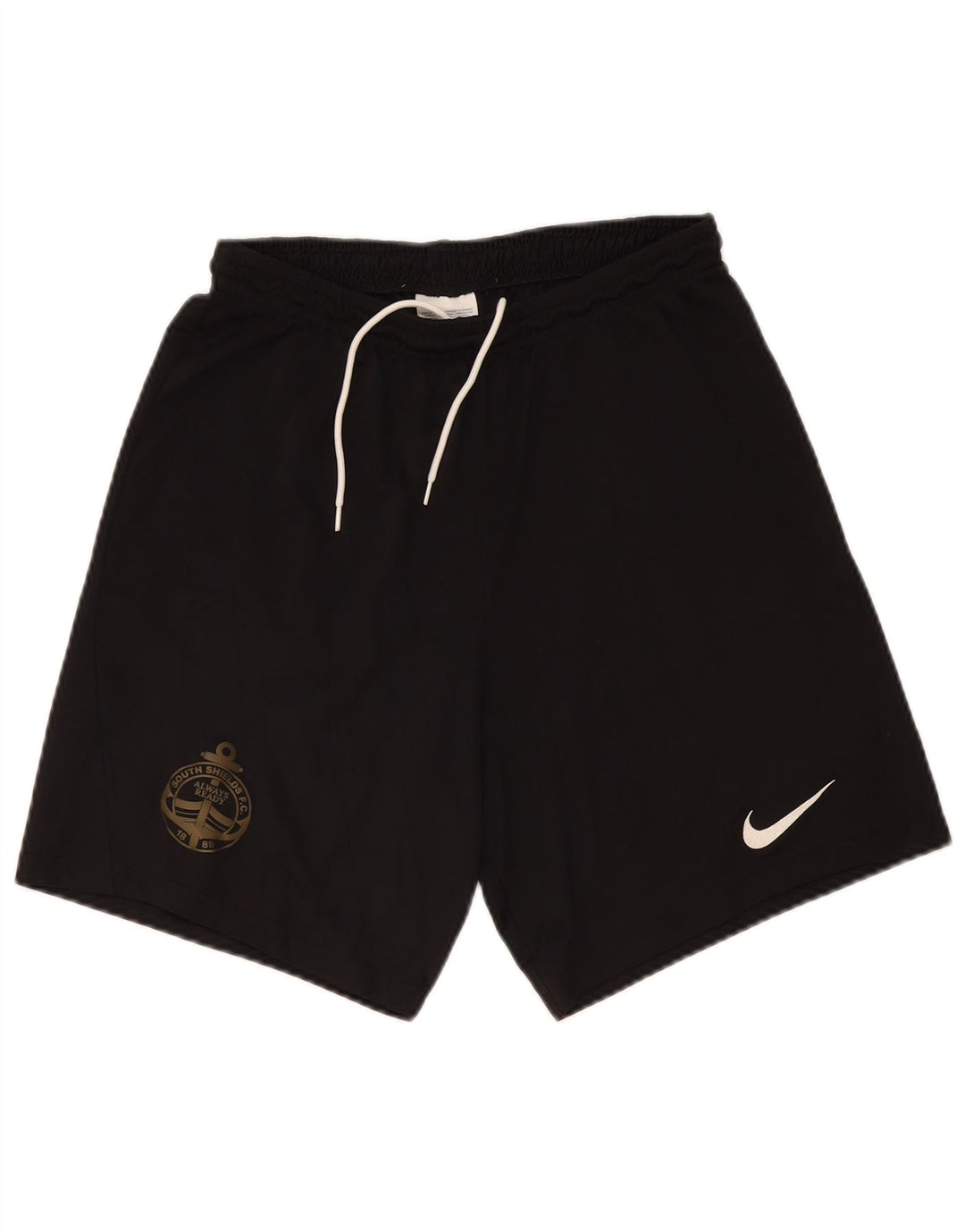 Nike Mens South Shields F.C. Спортивные шорты, большие черные из полиэстера