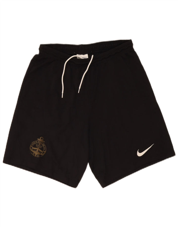 Nike Mens South Shields F.C. Спортивные шорты, большие черные из полиэстера