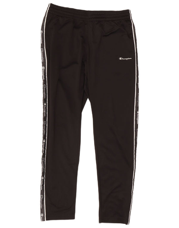 Мужские спортивные брюки Champion с графическим рисунком XL, черный полиэстер