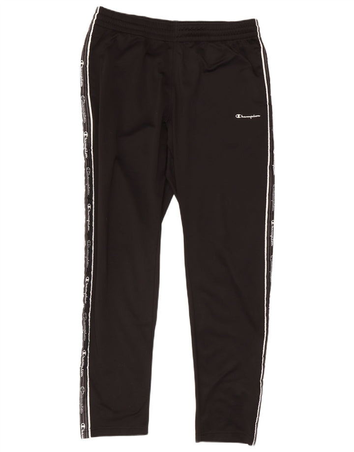 Мужские спортивные брюки Champion с графическим рисунком XL, черный полиэстер