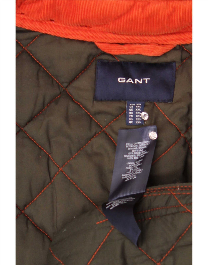 Женская стеганая куртка Gant UK 20 2XL оранжевый полиэстер