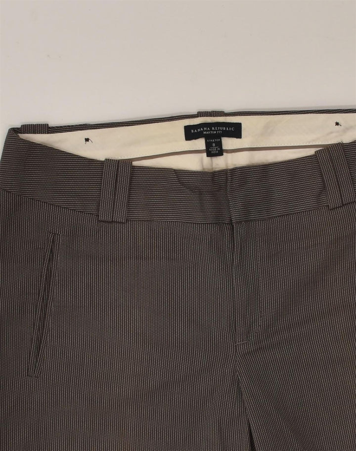 BANANA REPUBLIC Womens Straight Suit Trousers US 8 Medium W32 L25  Brown | Vintage Banana Republic | Thrift | Second-Hand Banana Republic | Used Clothing | Messina Hembry 