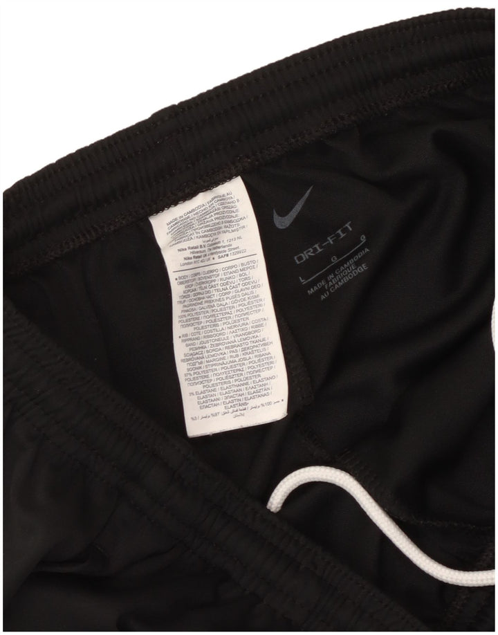 Мужские спортивные брюки Nike Dri Fit, большие черные полиэстер