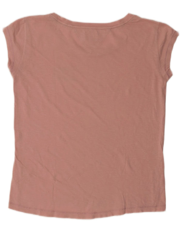 Женская футболка с рисунком Tommy Hilfiger Top UK 10, маленькая розовая в крапинку