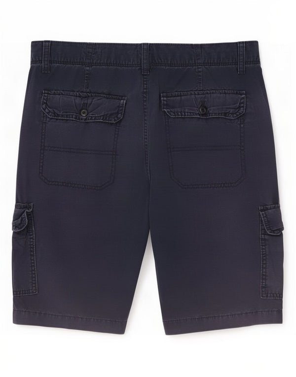 Мужские шорты-карго Gap W28, средние, темно-синие, хлопковые в полоску