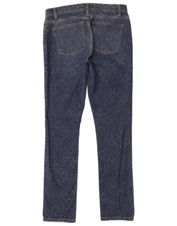 Женские узкие джинсы Ralph Lauren США 8, средние размеры W32 L31, синие, хлопок с геометрическим рисунком