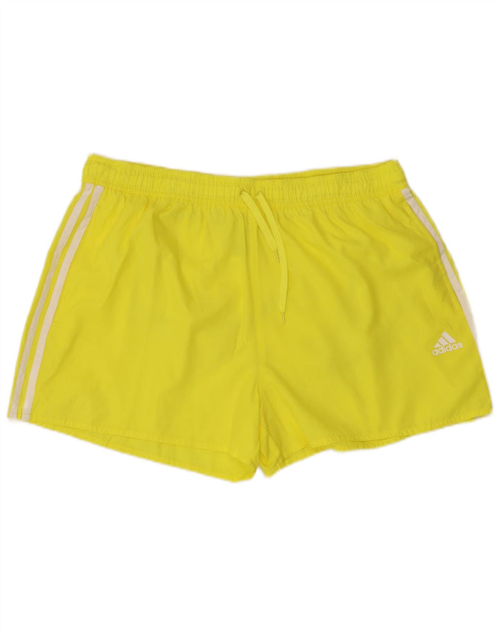 Adidas Мужские спортивные шорты XL Желтый полиэстер
